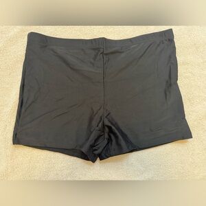 Women's Black Swim Shorts Size XL